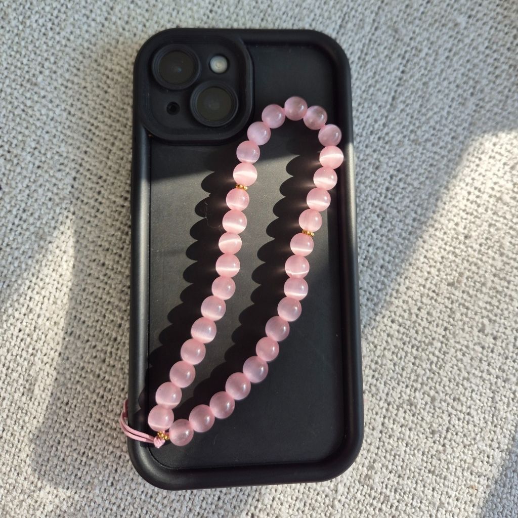 Tasbih Phone Charm - Pink Autumn