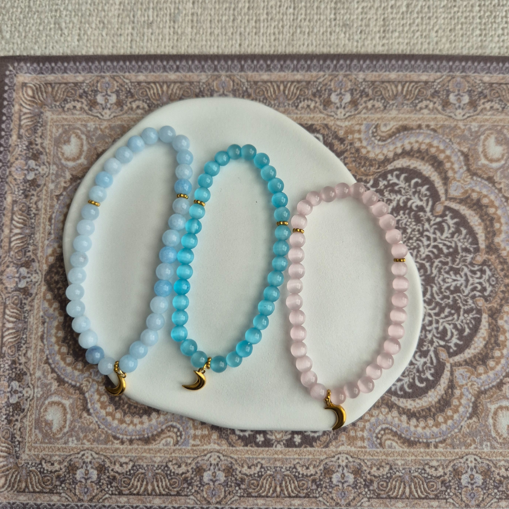 Bracelet Tasbih - Cloud Blue