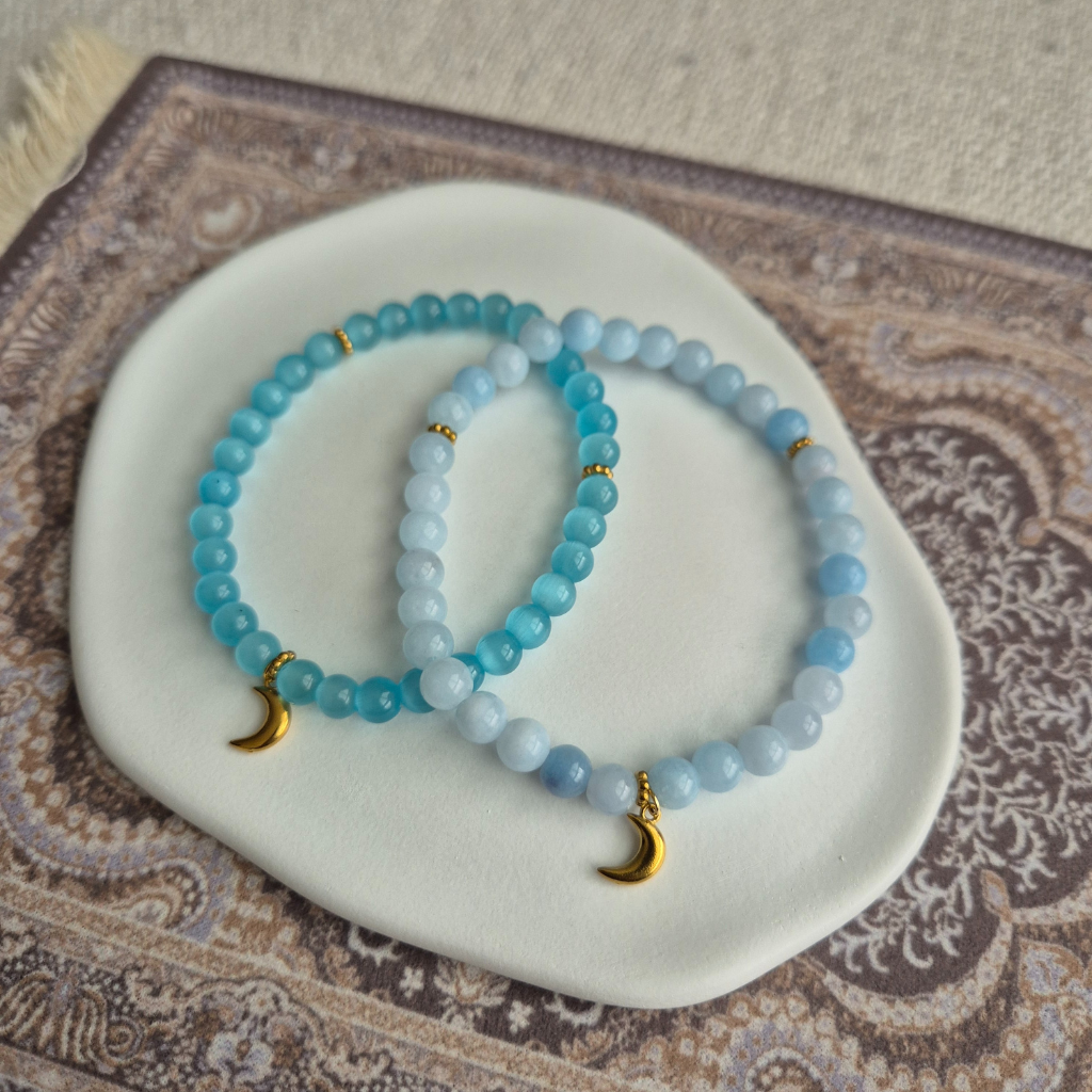 Bracelet Tasbih - Cloud Blue