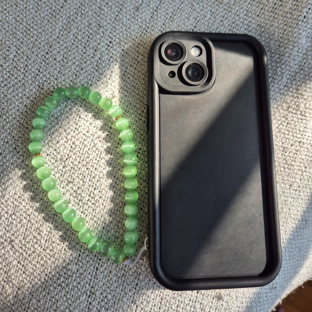 Tasbih Phone Charm - Green Spring